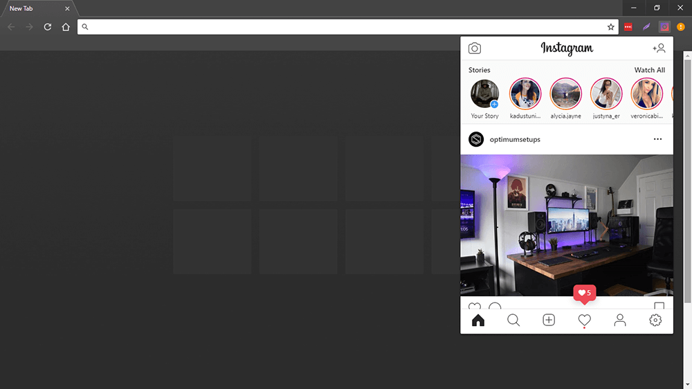 how to get instagram notifications on google chrome