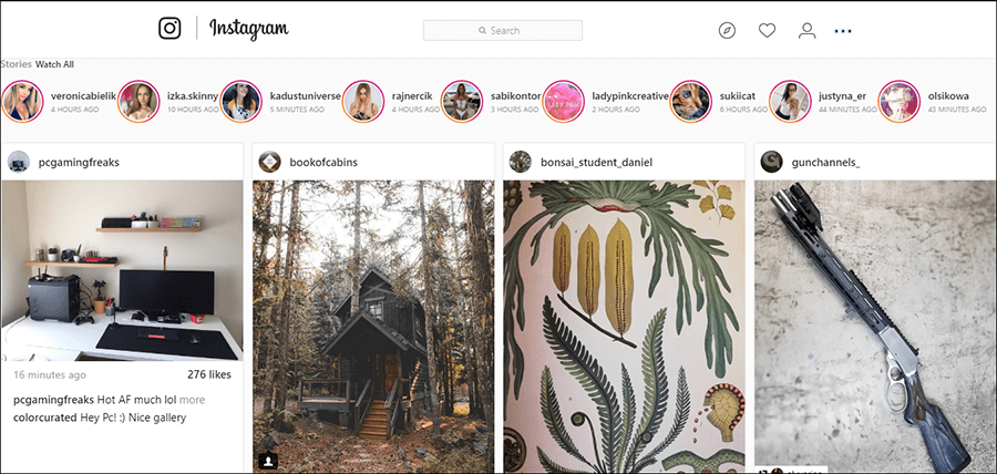 how do you optimize instagram for pc