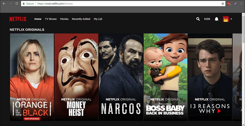 how to remove the top promo banner on netflix