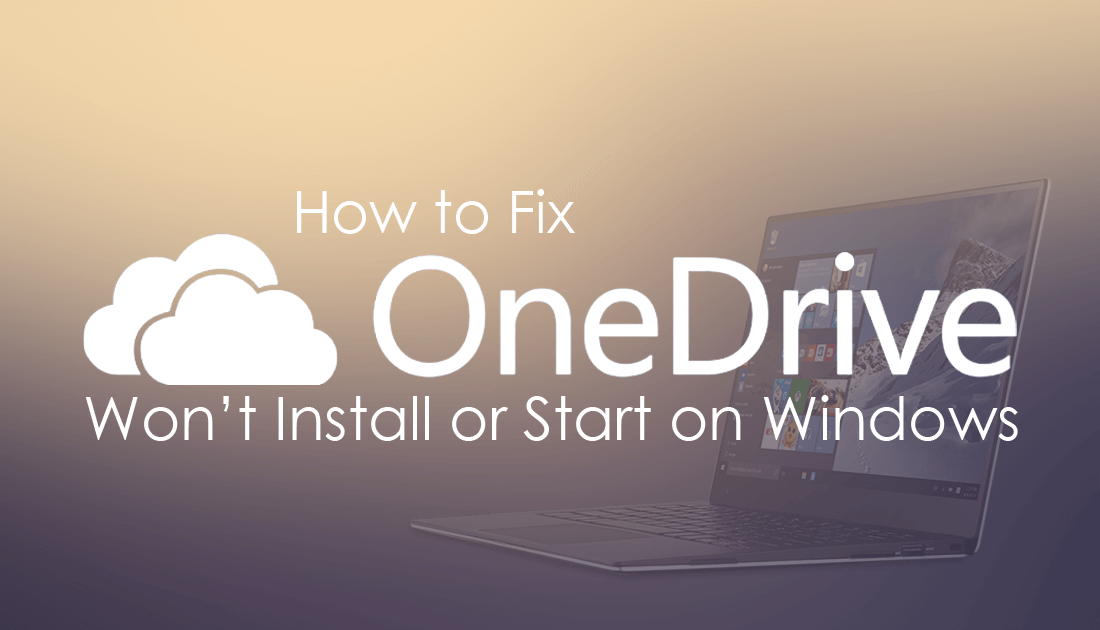 reinstall onedrive windows 10 start over