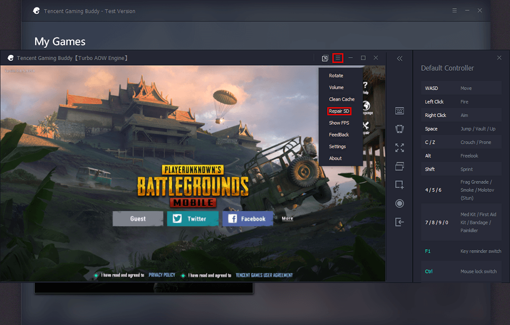 stop pubg mobile emulator crashing after launch screen