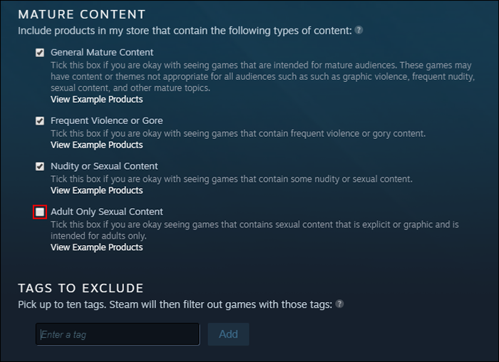 How to Filter Out or Hide Adult Games on Steam and Itch.io