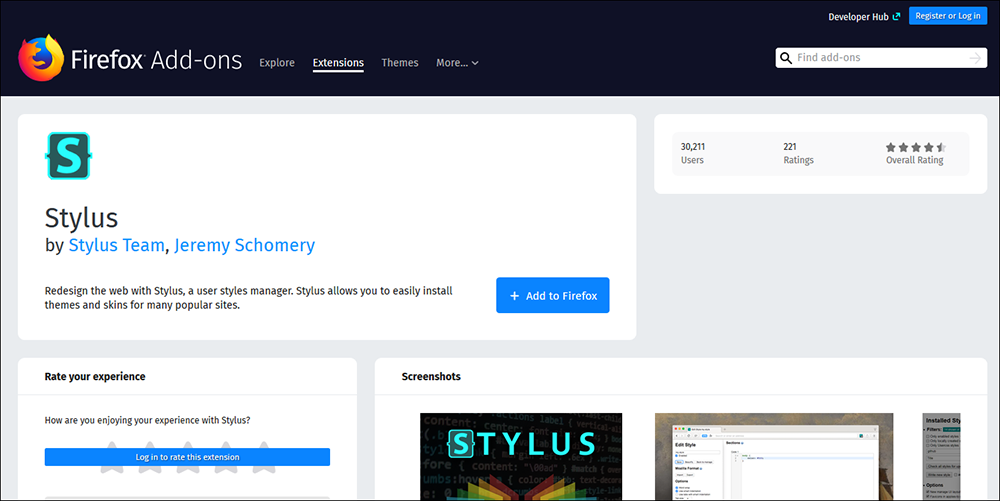 Stylish for Firefox - Download & Review