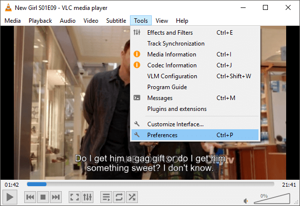 how do you move subtitles to the top in vlc