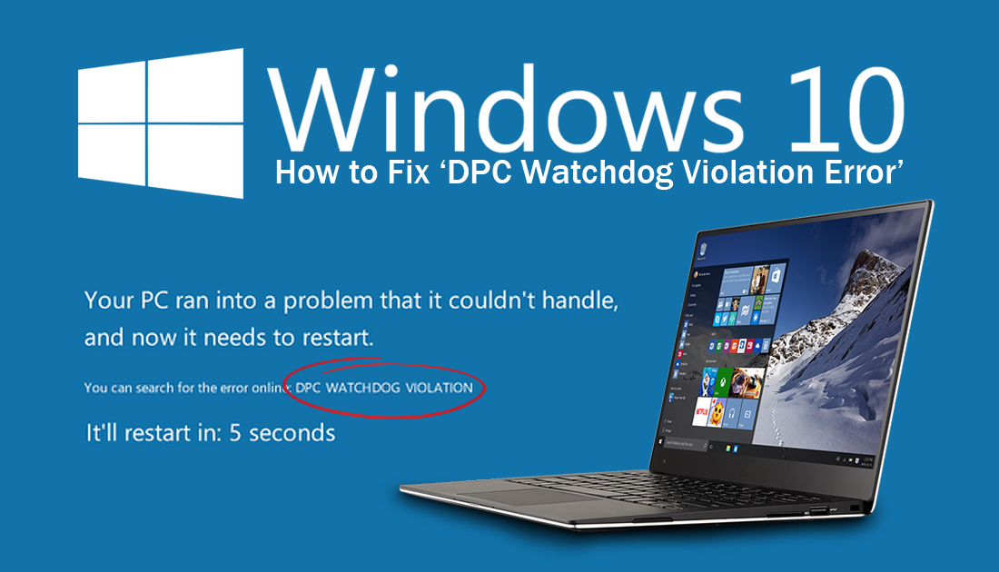 how to fix watchdog violation error on windows 10