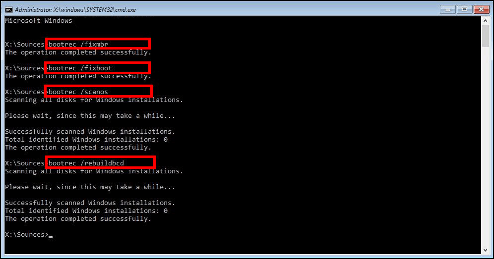 repair windows 10 master boot record