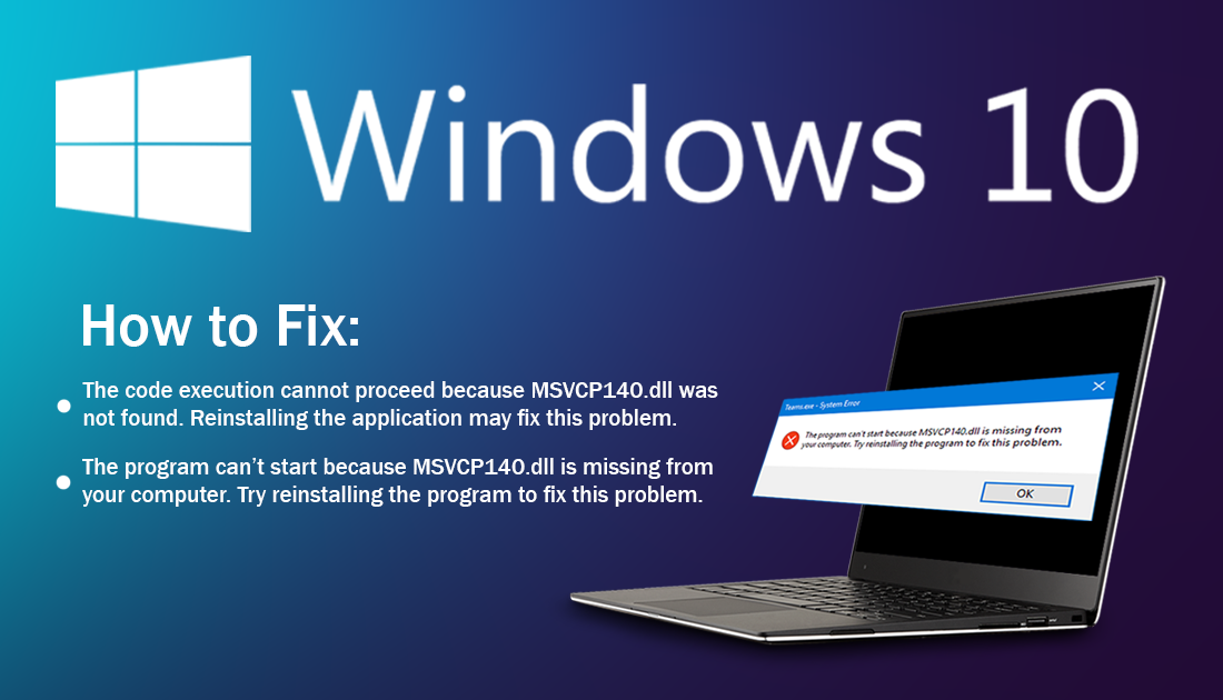 how_to_fix_windows_MSVCP140_dll_missing