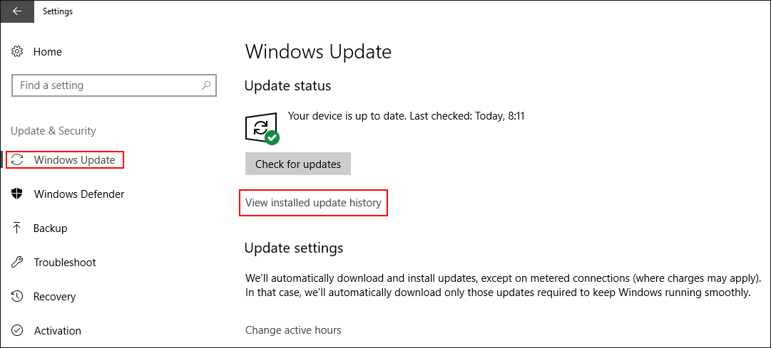 how to check when windows last updated a driver