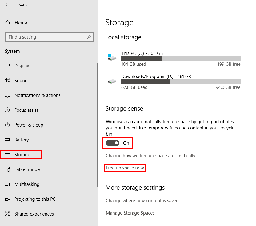 windows 10 memory management