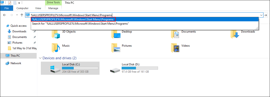 how do you rename start menu apps