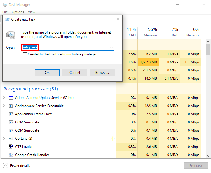 how to fix windows 10 stuck on blank screen with taskbar after updating to v1803