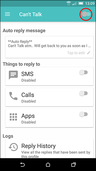 android auto reply to facebook messages