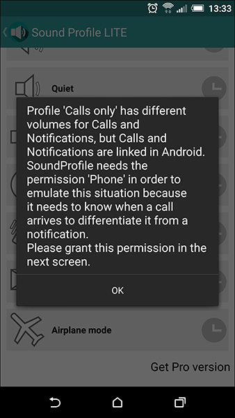 how to separate call and notification volume android