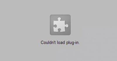 chrome couldnt load plugin error