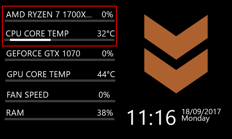 how to install an internal statistic monitoring computer screen