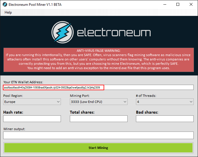 where do you make an electroneum wallet