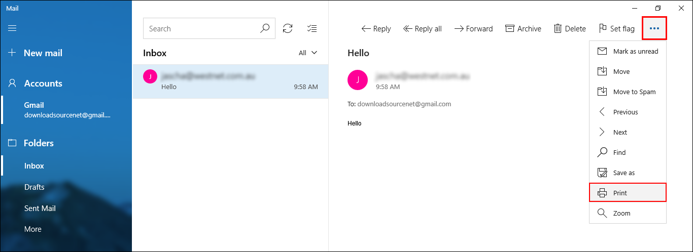 backup email in windows 10 mail