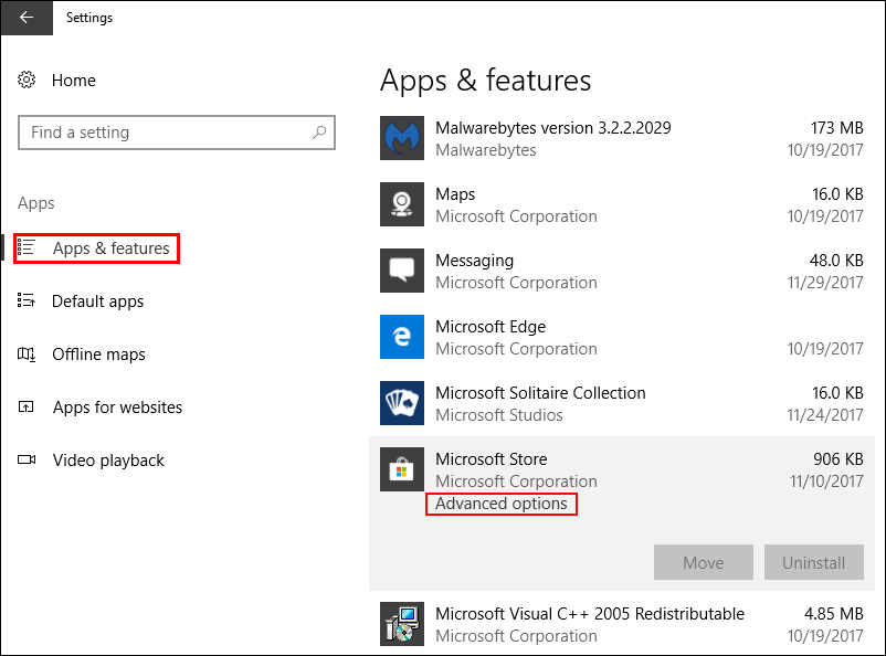 microsoft store apps stuck aquiring license 