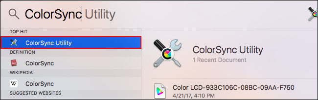 how to adjust colour settings on mac os