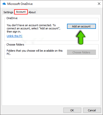 move onedrive folder windows 10