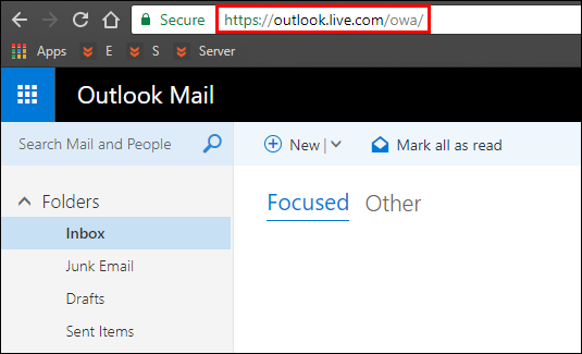 how do you change the layout of outlook.com
