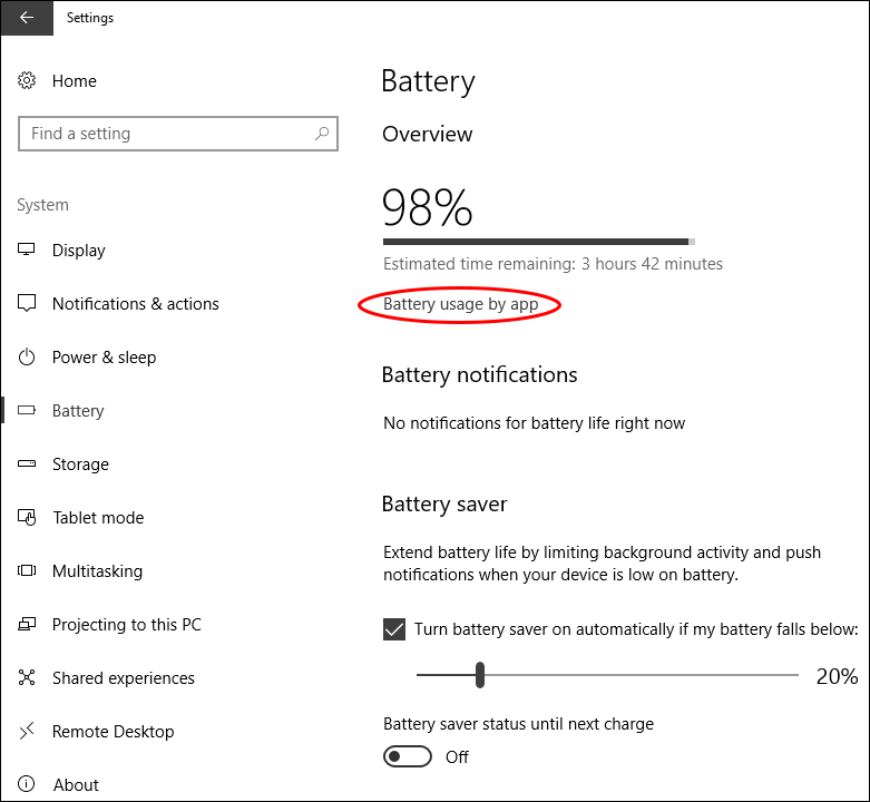 how to stop power throttling in windows