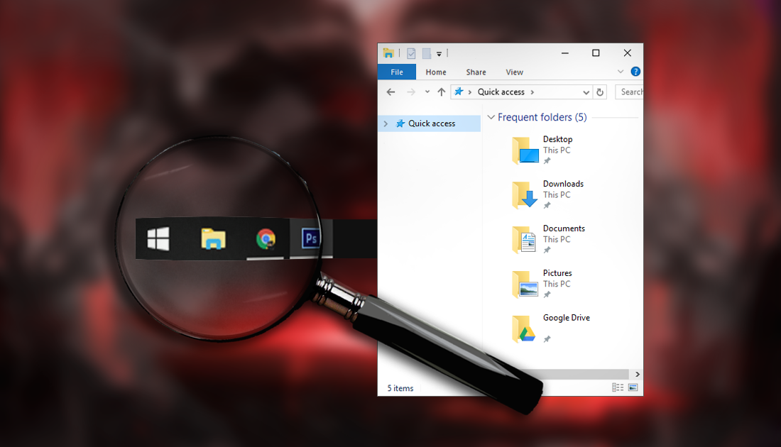 How_to_pin_windows_quick_access_to_taskbar