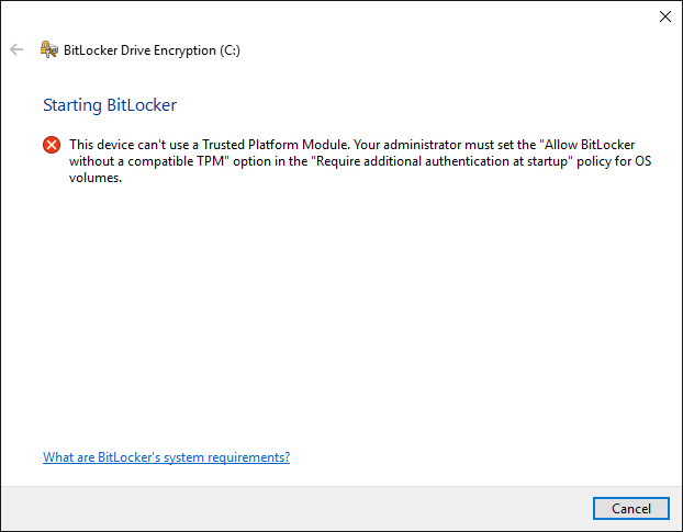 how to enable bitlocker on windows surface