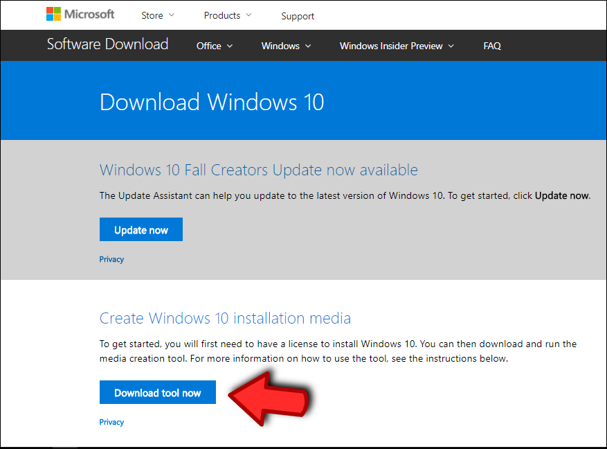 how to get fall creators update now