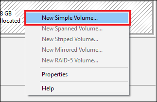 how do you create new partitions in windows
