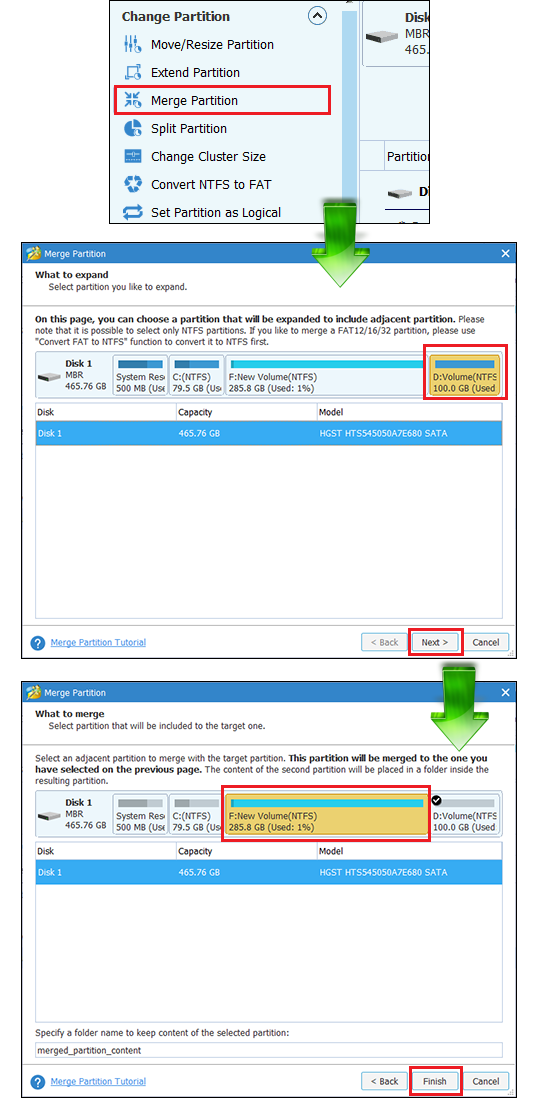 can you merge windows partitions