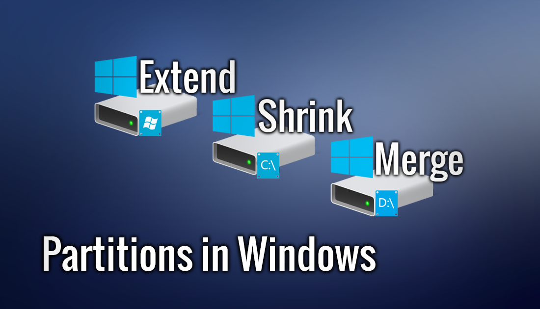 How_do_you_merge_partitions_in_windows