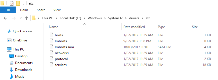 fix windows hosts file open in another process error