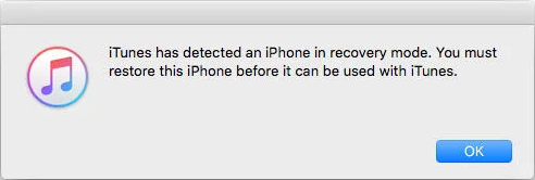iphone stuck in recovery mode