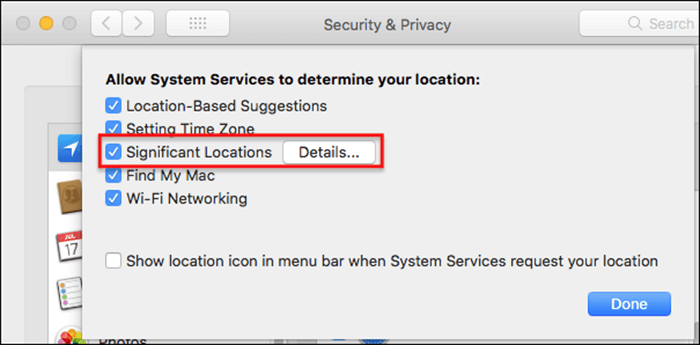 how do you disable macos location services