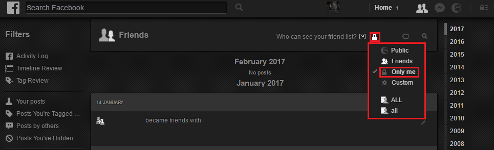 How_do_i_hide_became_friends_with_posts_on_facebook