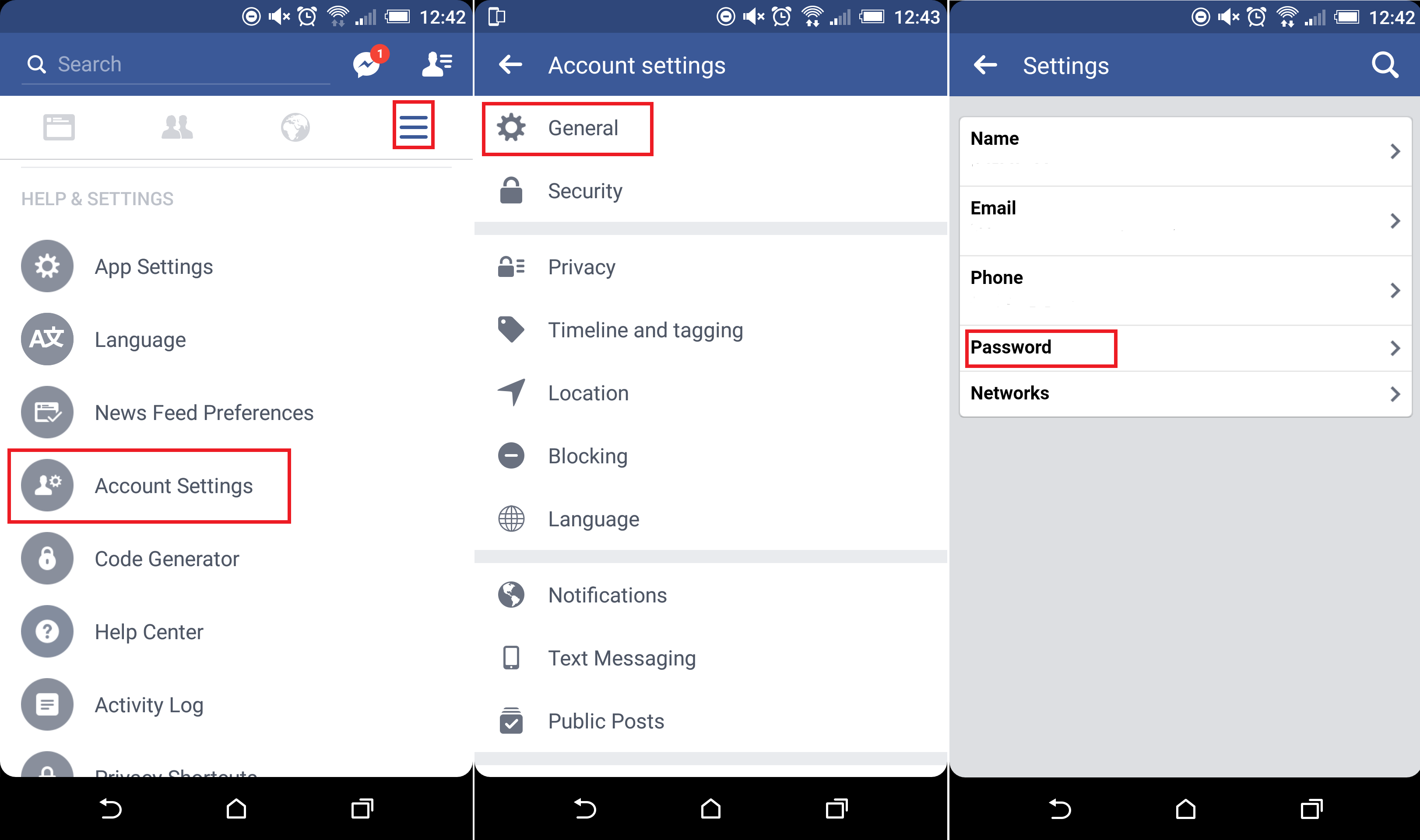 How_to_change_facebook_password_on_android