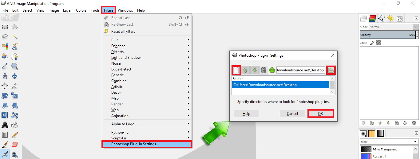 how to use photoshop plugins in gim how to use photoshop plugins in gim