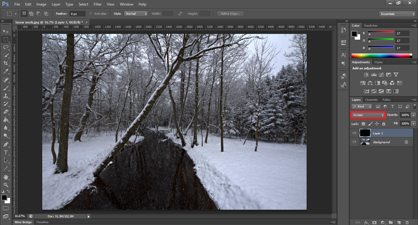 making_snow_effects_in_photoshop