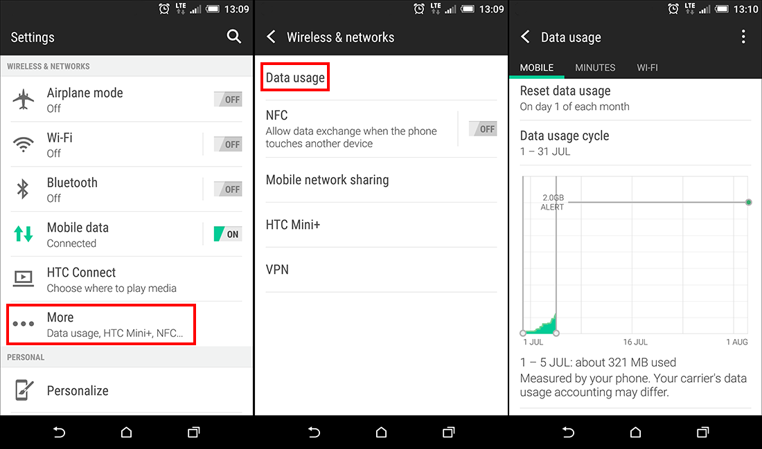 how to force whatsapp to use less data