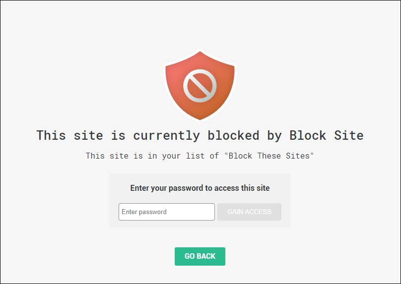 blocking websites on chrome