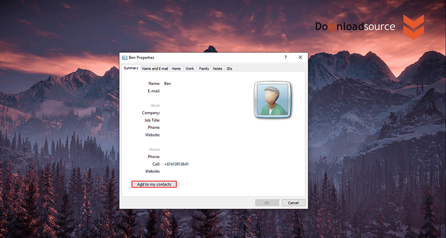 copy contacts from android to windows 10
