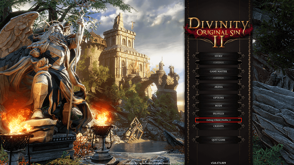 how remove debug_client_profile_error_divinity_original_sin_2