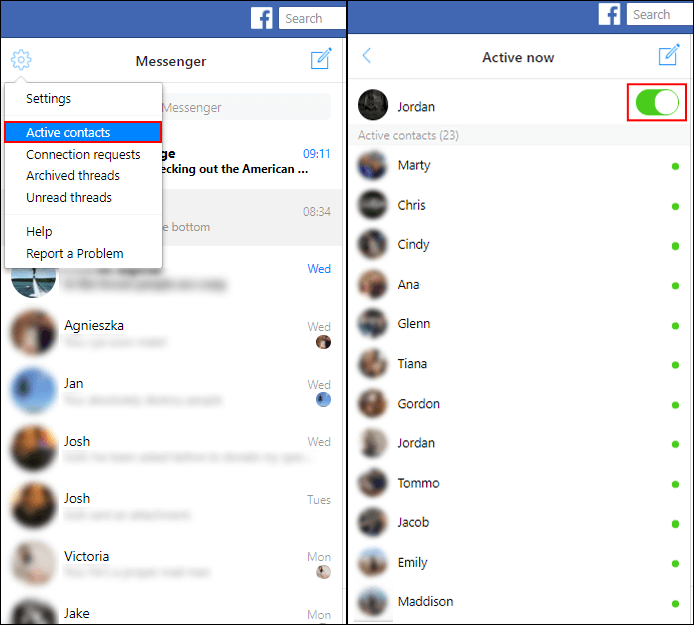 how to appear offline on facebook