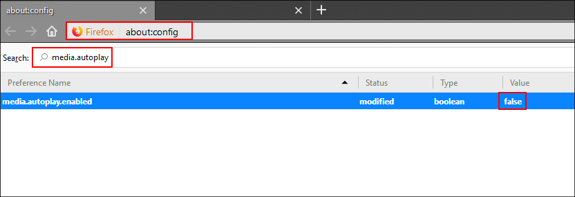 how to disable autoplay on firefox quantum