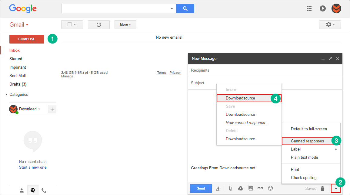 how do you create signature templates on gmail