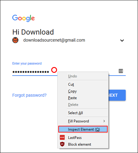 how to show hidden passwords on firefox