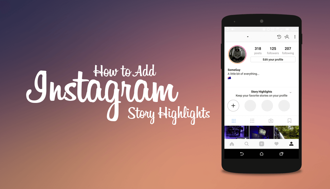 How_to_add_Hightlights_to_instagram_page