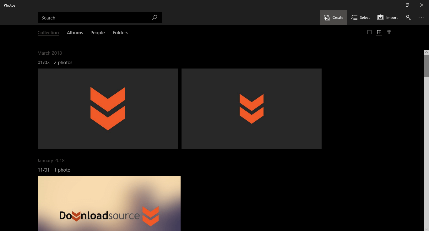 does windows photos app have dark mode