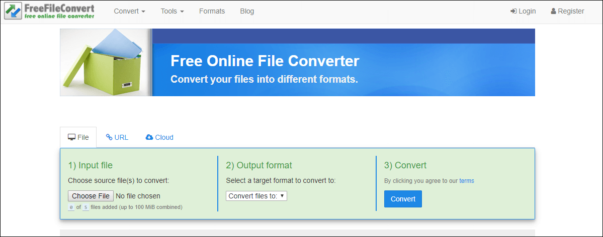 online tools for converting camera format files
